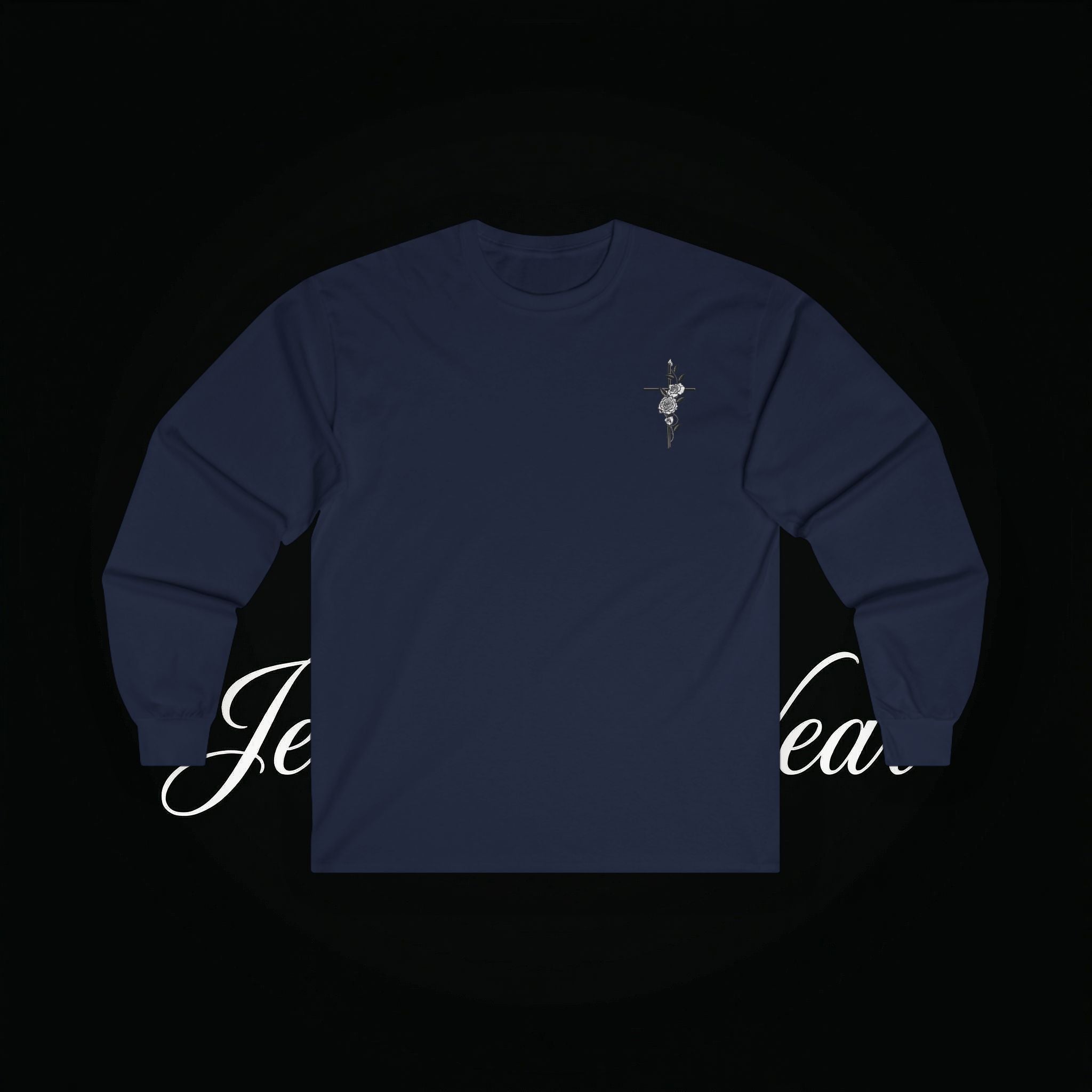 Angel Wings Sword Long Sleeve Tee — "You are the first..." Inspirational Graphic Shirt