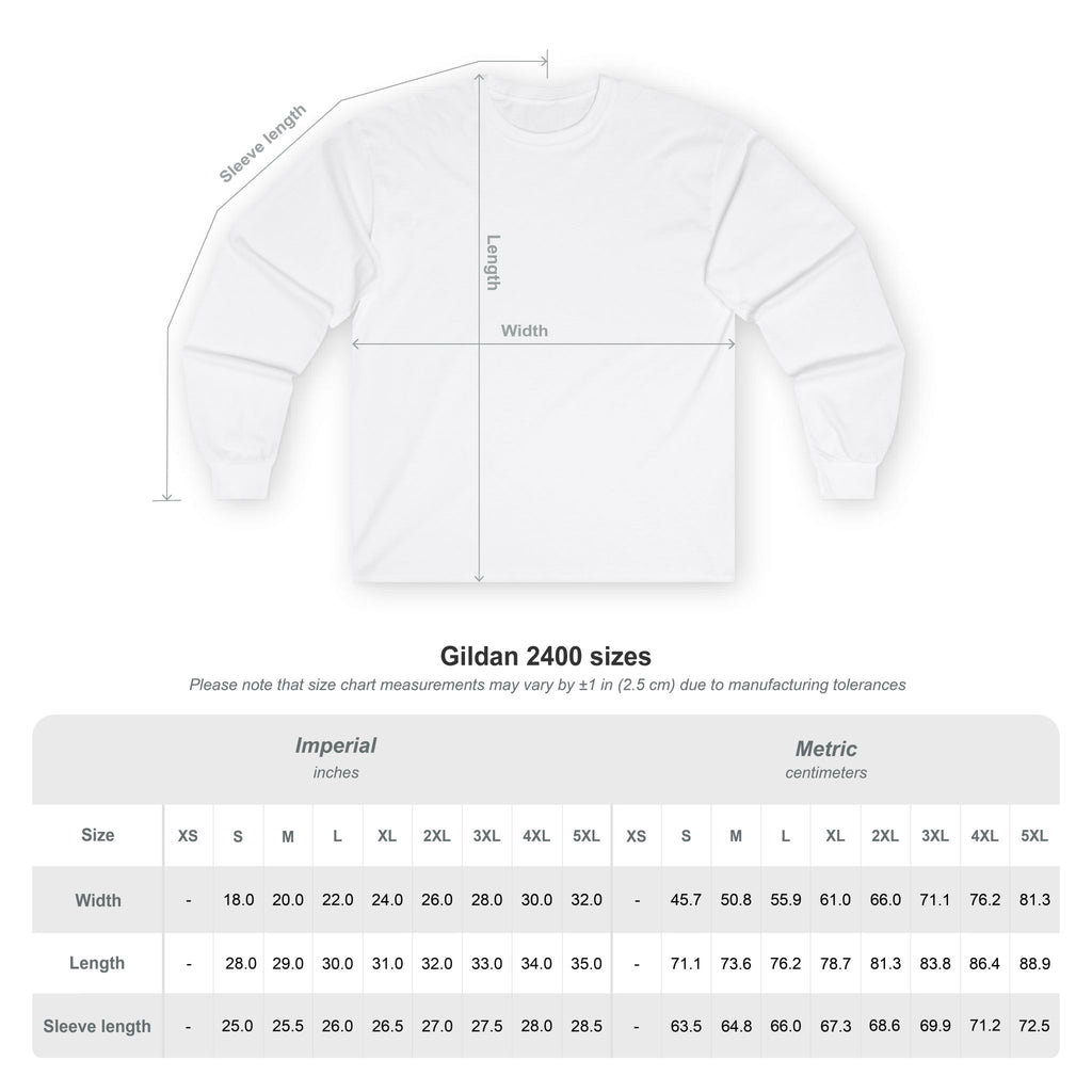 Angel Wings Sword Long Sleeve Tee — "You are the first..." Inspirational Graphic Shirt