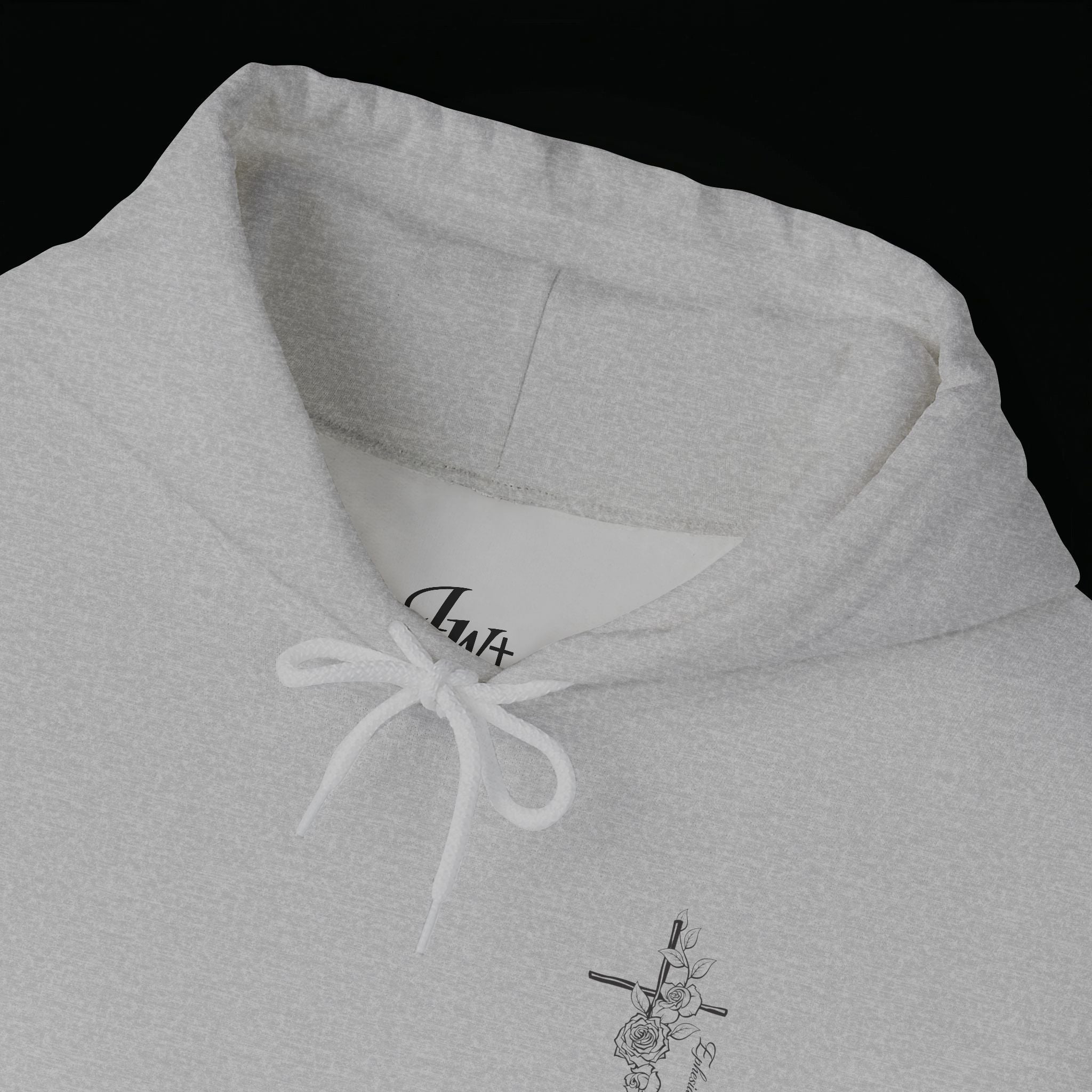 Winged Cross Hoodie — Inspirational Christian Cross Hoodie with Angel Wings & Scripture Quote