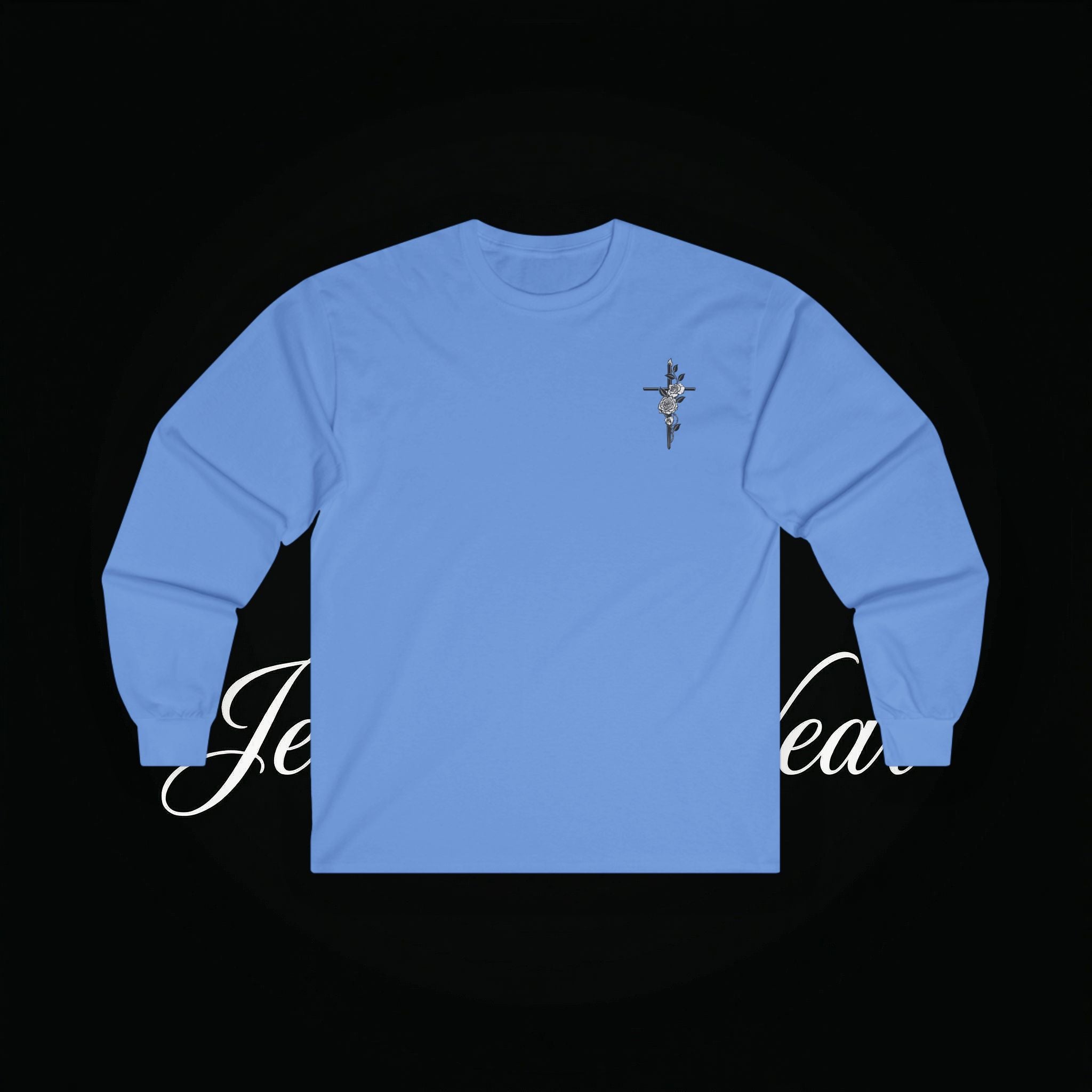 Angel Wings Sword Long Sleeve Tee — "You are the first..." Inspirational Graphic Shirt