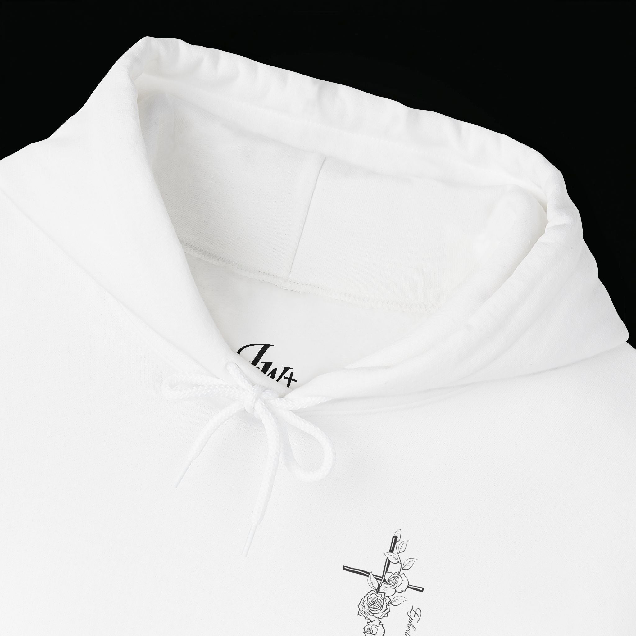 Winged Cross Hoodie — Inspirational Christian Cross Hoodie with Angel Wings & Scripture Quote