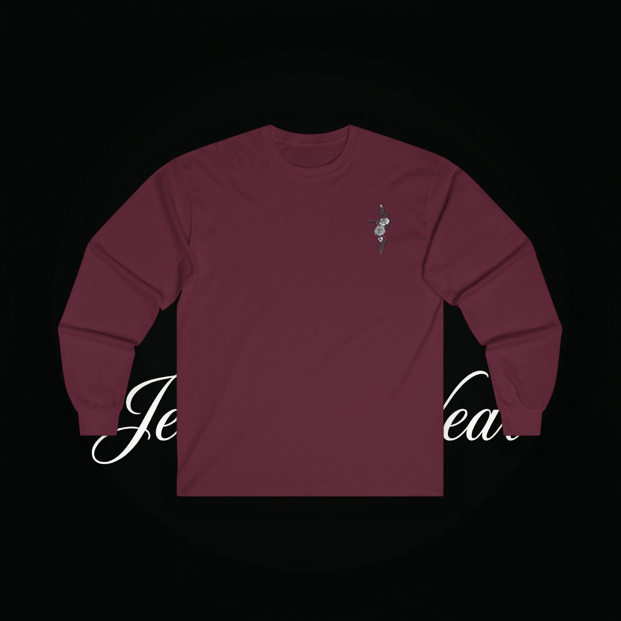 Angel Wings Sword Long Sleeve Tee — "You are the first..." Inspirational Graphic Shirt