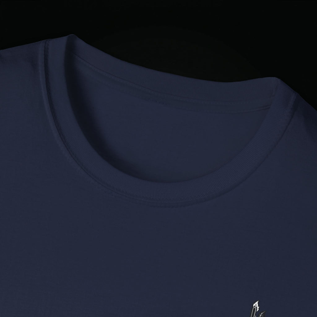 Christian Cross Sword T-Shirt — Winged Sword & Scripture Graphic