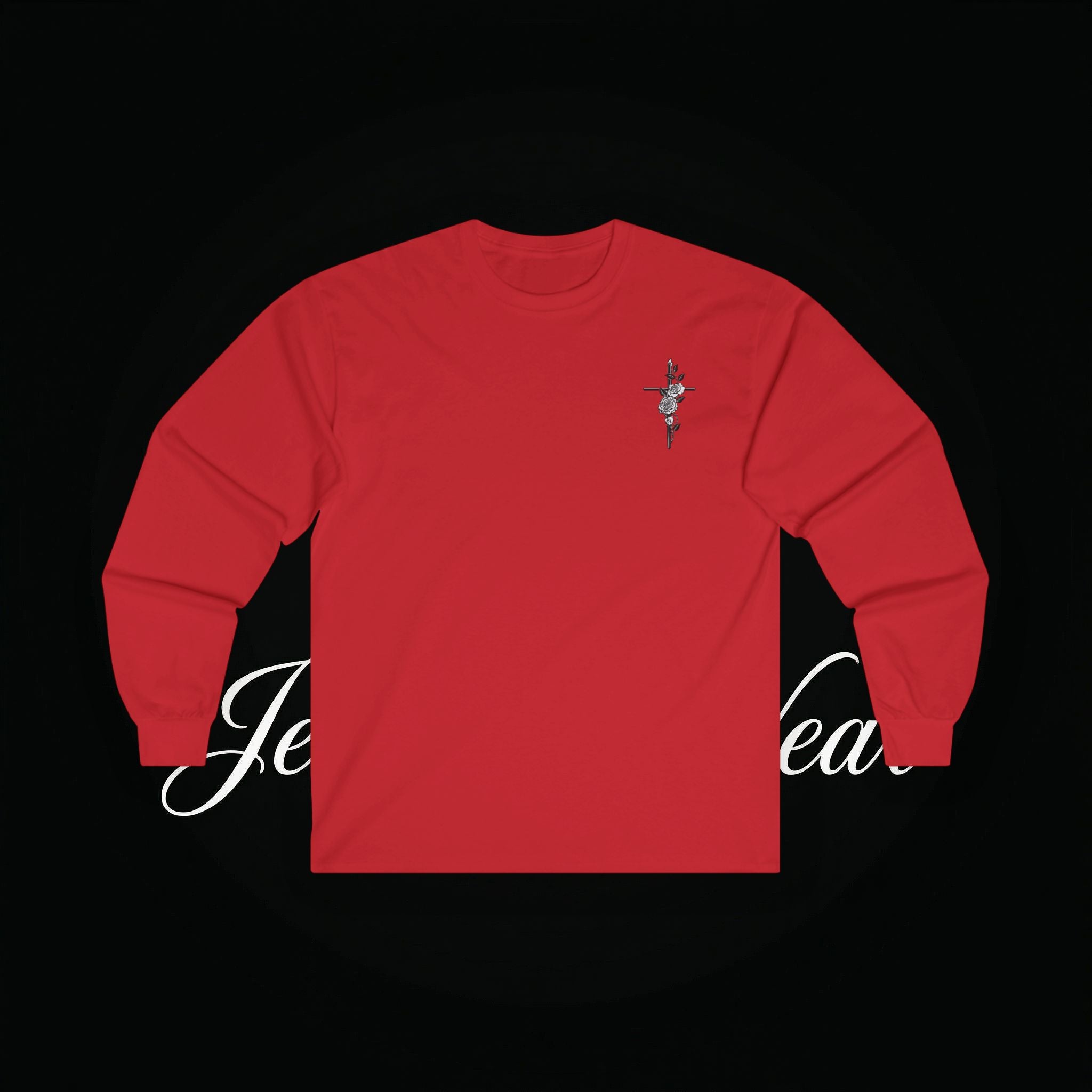 Angel Wings Sword Long Sleeve Tee — "You are the first..." Inspirational Graphic Shirt