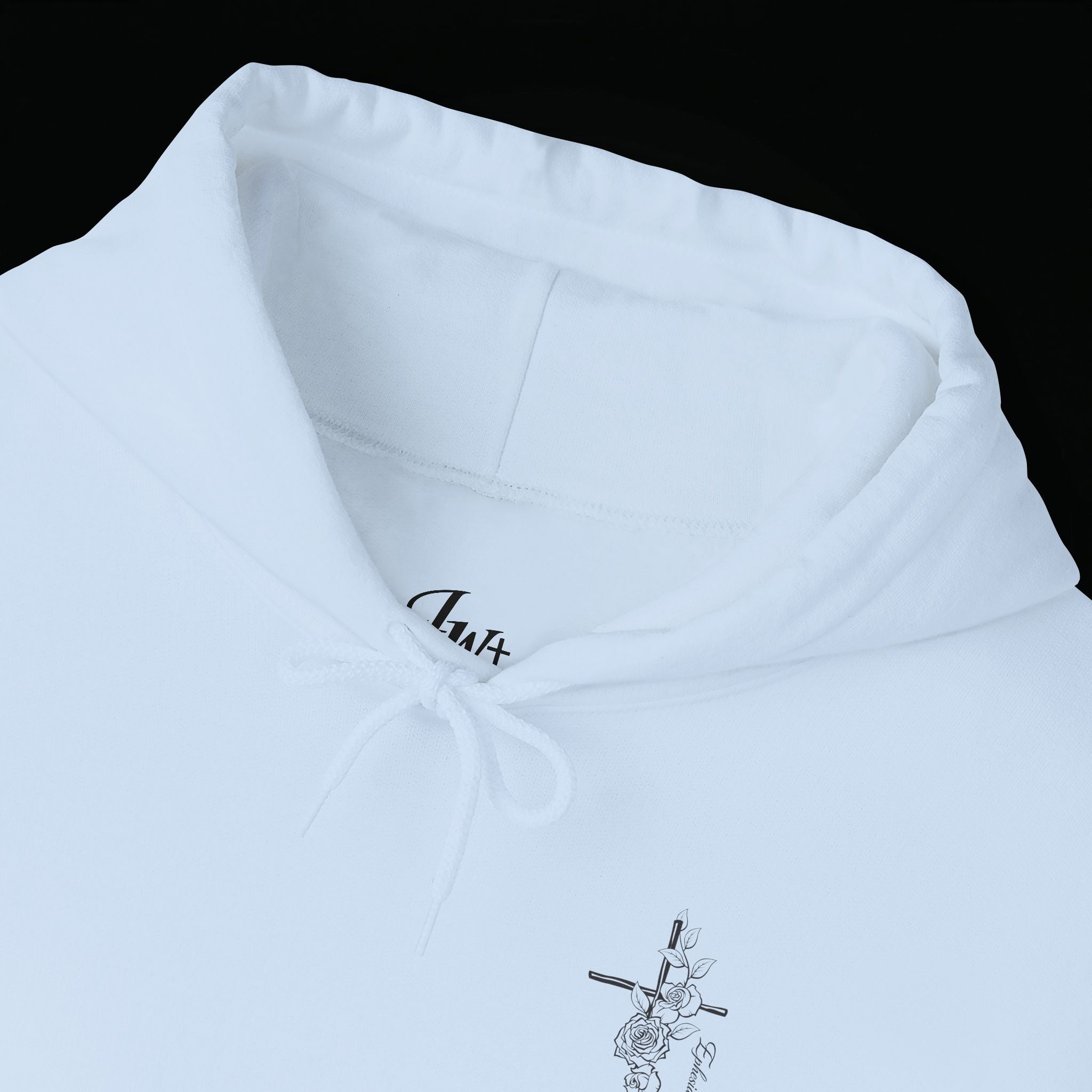 Winged Cross Hoodie — Inspirational Christian Cross Hoodie with Angel Wings & Scripture Quote