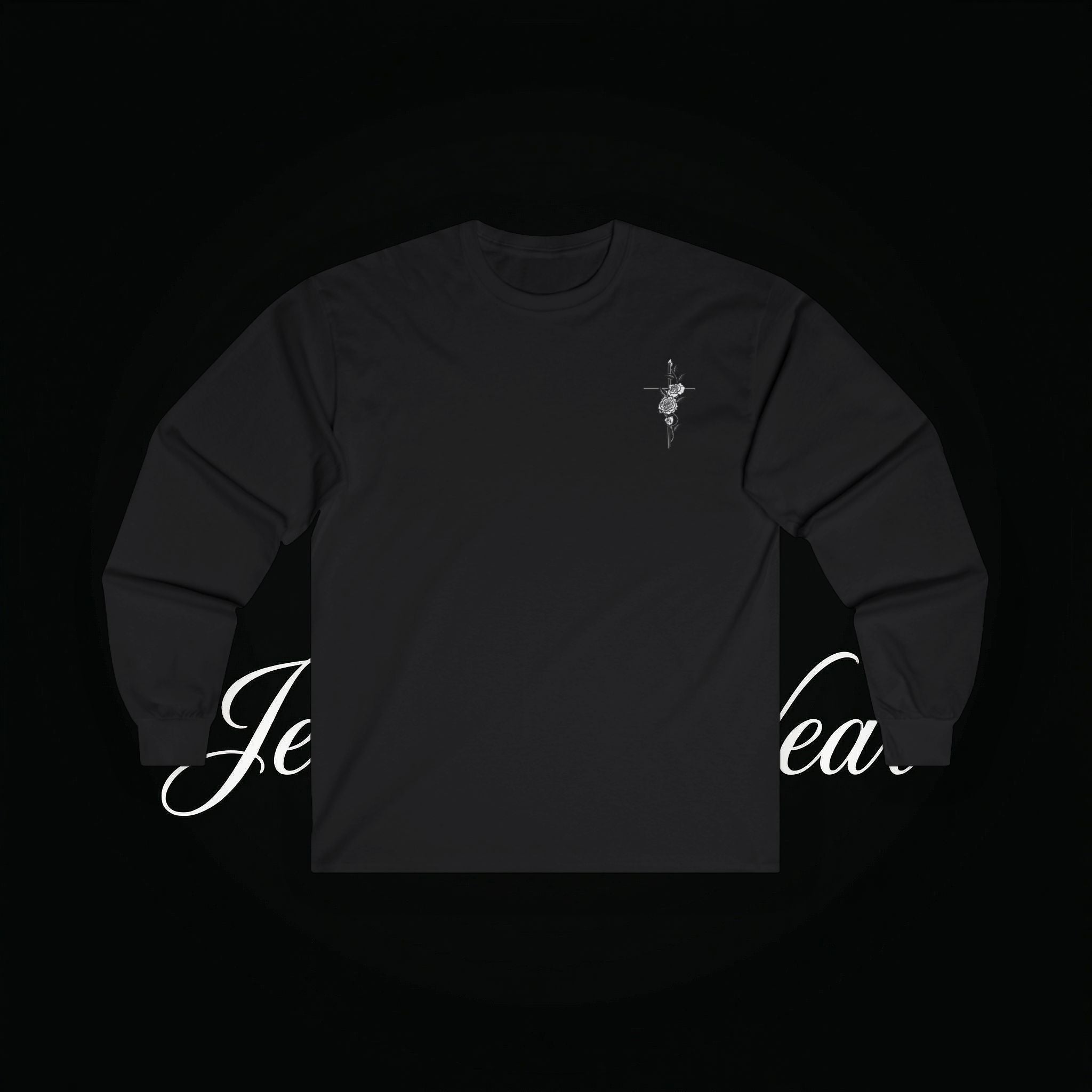 Angel Wings Sword Long Sleeve Tee — "You are the first..." Inspirational Graphic Shirt
