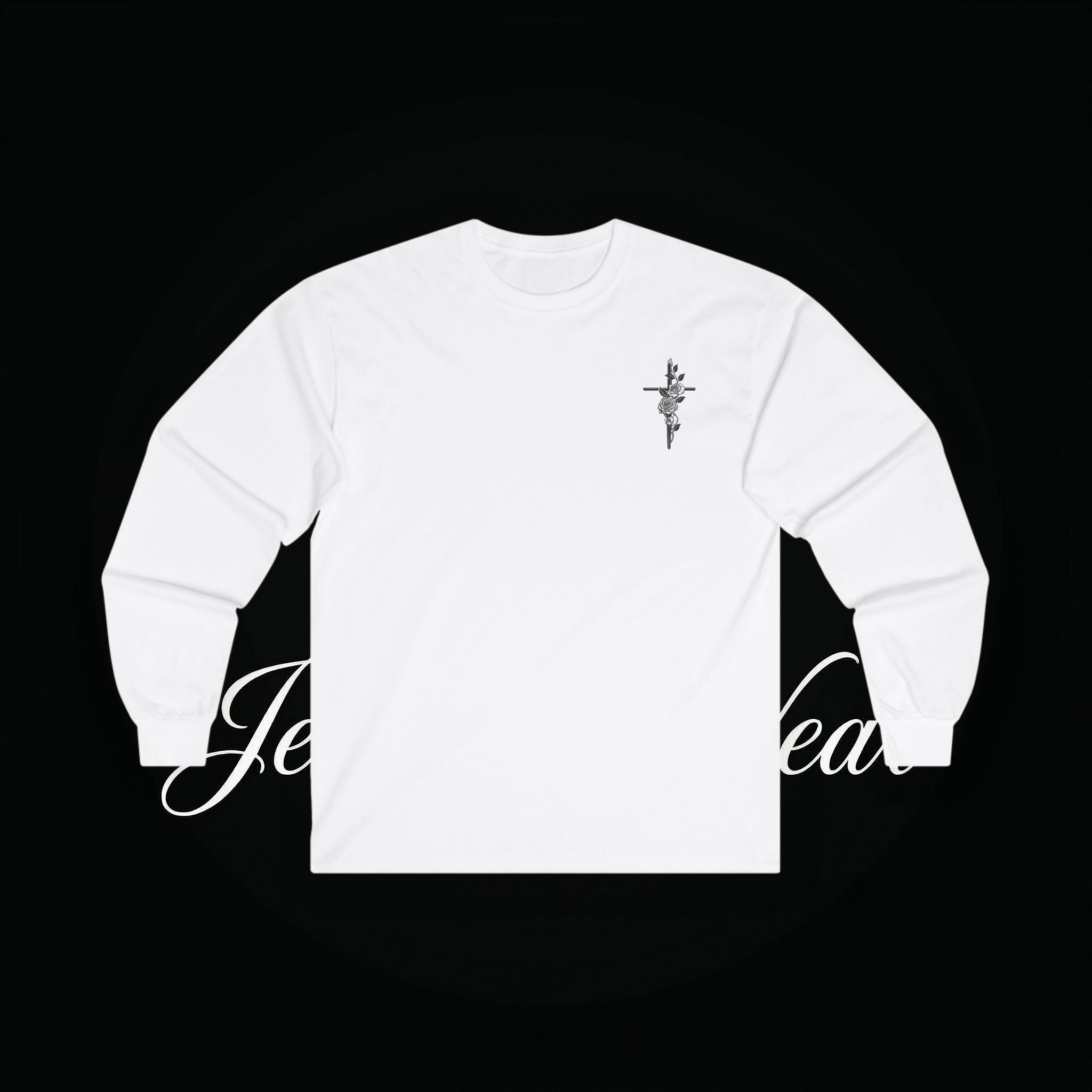 Angel Wings Sword Long Sleeve Tee — "You are the first..." Inspirational Graphic Shirt
