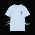Christian Cross Sword T-Shirt — Winged Sword & Scripture Graphic