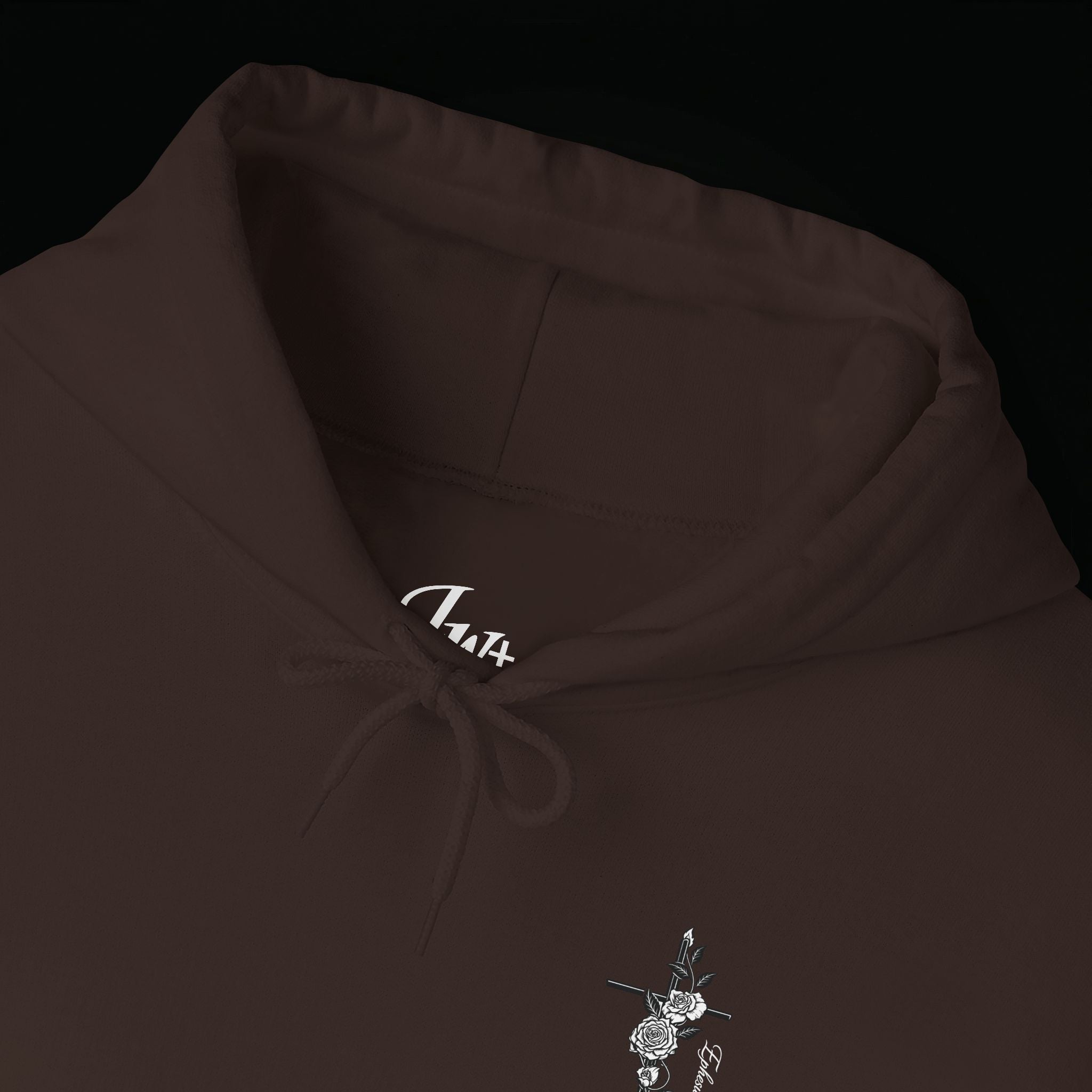 Winged Cross Hoodie — Inspirational Christian Cross Hoodie with Angel Wings & Scripture Quote