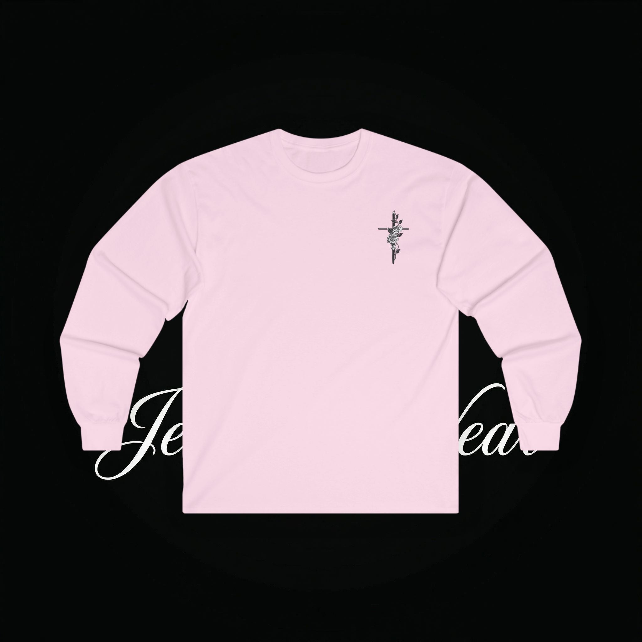 Angel Wings Sword Long Sleeve Tee — "You are the first..." Inspirational Graphic Shirt