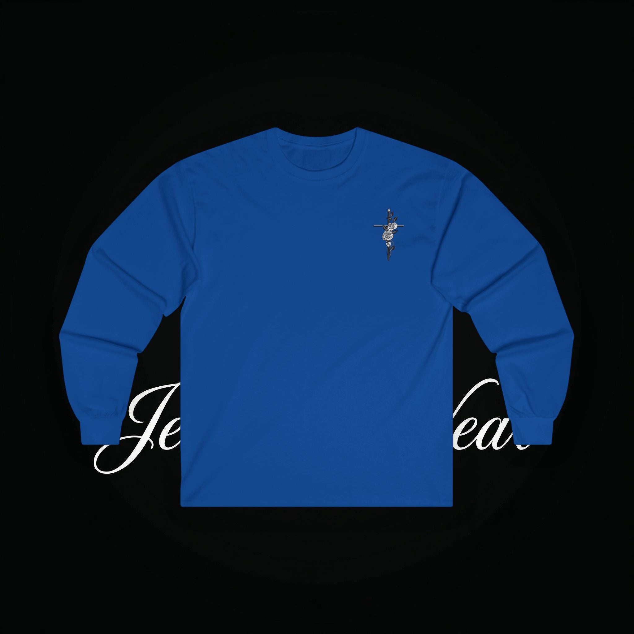 Angel Wings Sword Long Sleeve Tee — "You are the first..." Inspirational Graphic Shirt